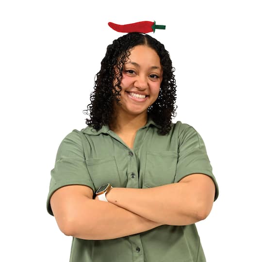 Beistle Red Chili Pepper Headband
